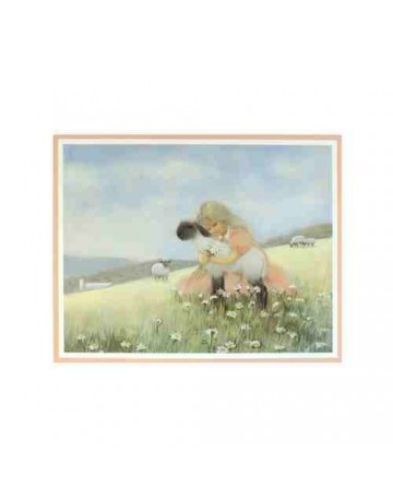 La Petite fille et l'agneau